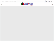 Tablet Screenshot of listeditmyself.com